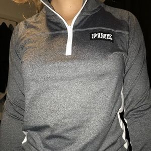 PINK athletic quarter zip pullover